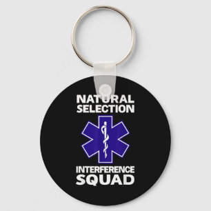 Natural Selection Interference Squad Paramedic Fun Keychain