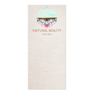 Natural Skincare Beauty Spa Sunrise Logo No. 2 Rack Card