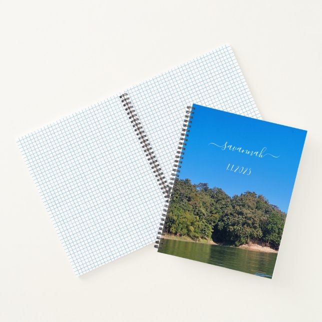 Natural sky View Spiral Notebook (Inside)