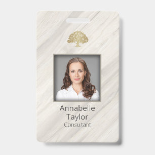 Natural Spa Name Badge