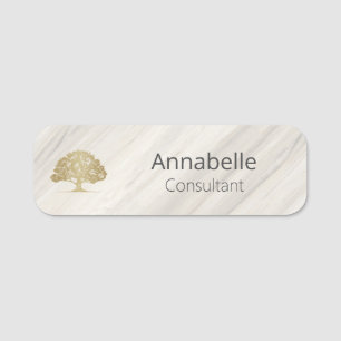 Natural Spa Name Tag
