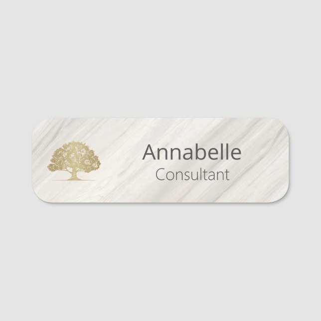 Natural Spa Name Tag (Front)