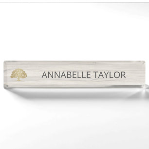 Natural Spa Nameplate