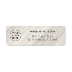 Natural Spa Return Address Label