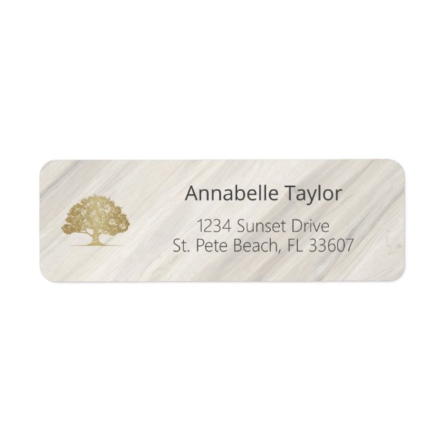 Natural Spa Return Address Label (Front)