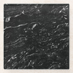 Natural Stone Pattern Glass Coaster