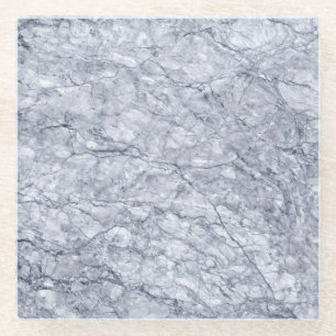 Natural Stone Pattern Glass Coaster
