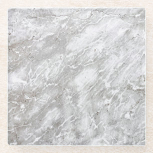 Natural Stone Pattern Glass Coaster