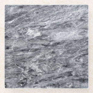 Natural Stone Pattern Glass Coaster