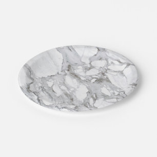 Natural Stone Pattern Paper Plate