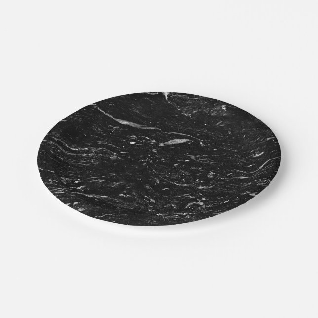 Natural Stone Pattern Paper Plate (Angled)