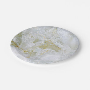 Natural Stone Pattern Paper Plate