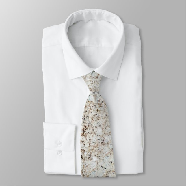 Natural Stone Pattern Tie (Tied)