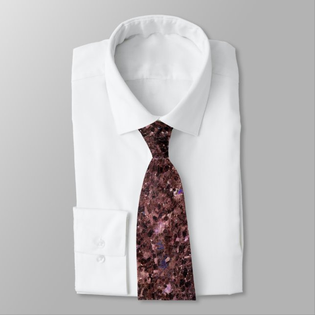 Natural Stone Pattern Tie (Tied)