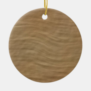 Natural Tan Sandstone Look Background Ceramic Ornament