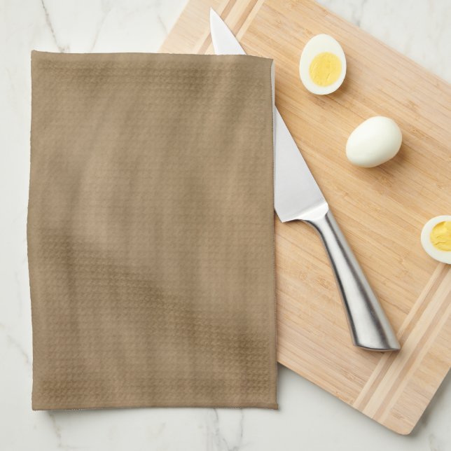 Natural Tan Sandstone Look Background Kitchen Towel (Quarter Fold)