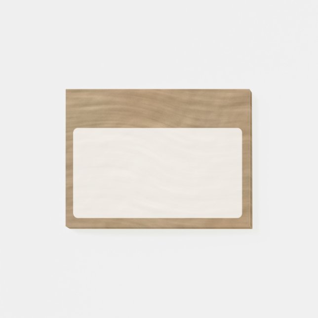 Natural Tan Sandstone Look Background Post-it Notes (Front)