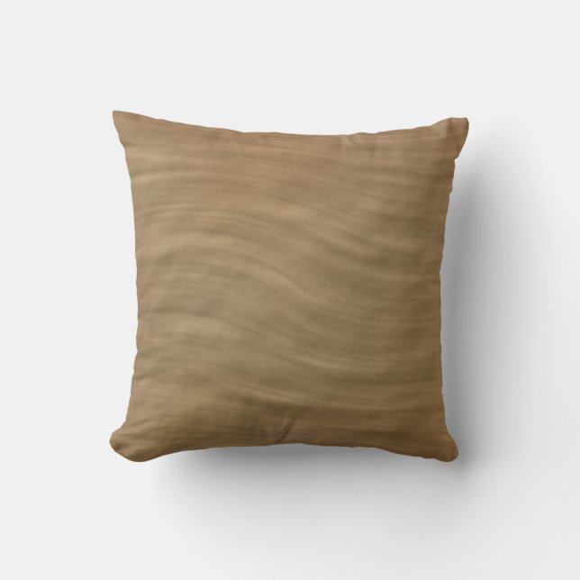 Natural Tan Sandstone Look Background Throw Pillow (Front)