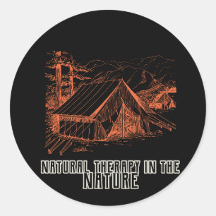 Natural therapy in the Nature Classic Round Sticker