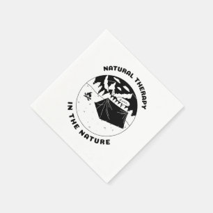 Natural therapy in the nature  napkin