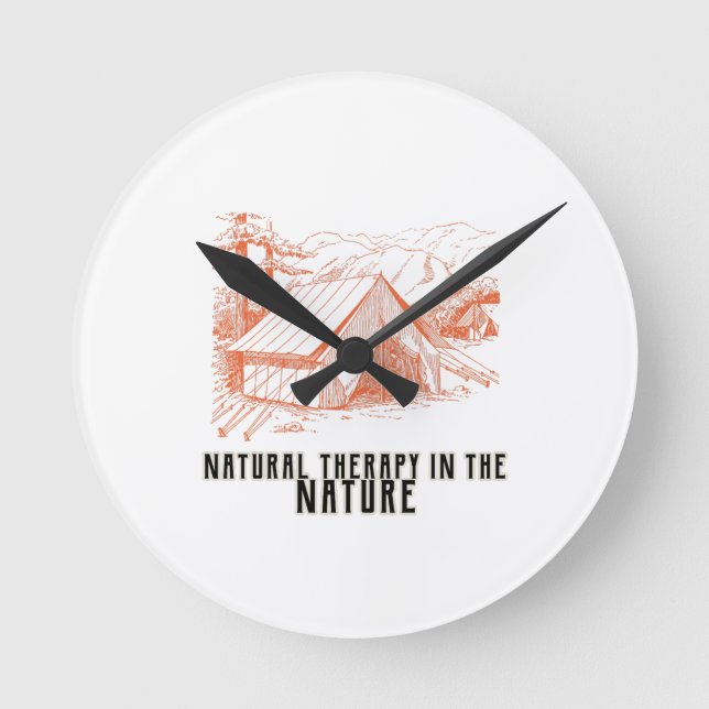 Natural therapy in the nature Wall Clock (Front)