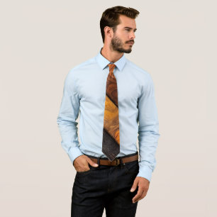Natural Timber Neck Tie