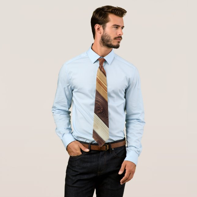 Natural Timber Neck Tie (In Situ)