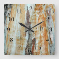 Natural tree bark colourful orange and grey