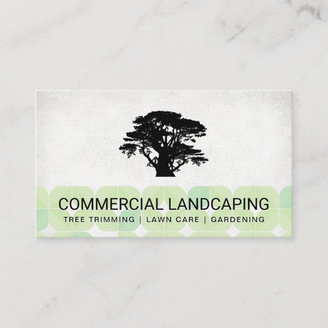 Natural | Tree | Gardening | Landscaping Business Business Card (Front)