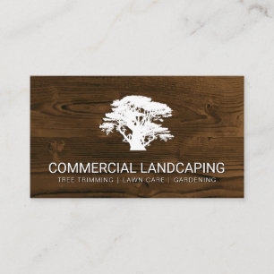 Natural   Tree   Gardening   Landscaping Business Card