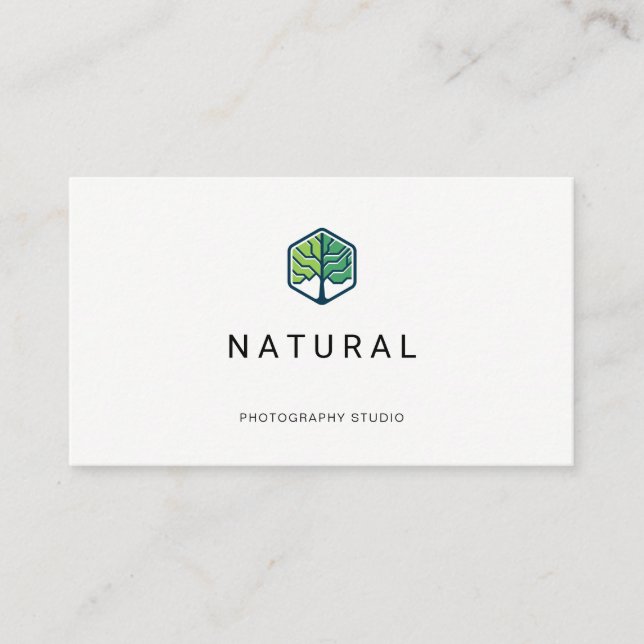 Natural | Trees Business Card (Front)