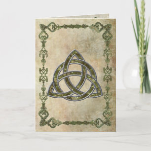 Natural Triquetra Card