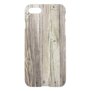 Natural Weathered Wood Boards from Old Dock iPhone SE/8/7 Case