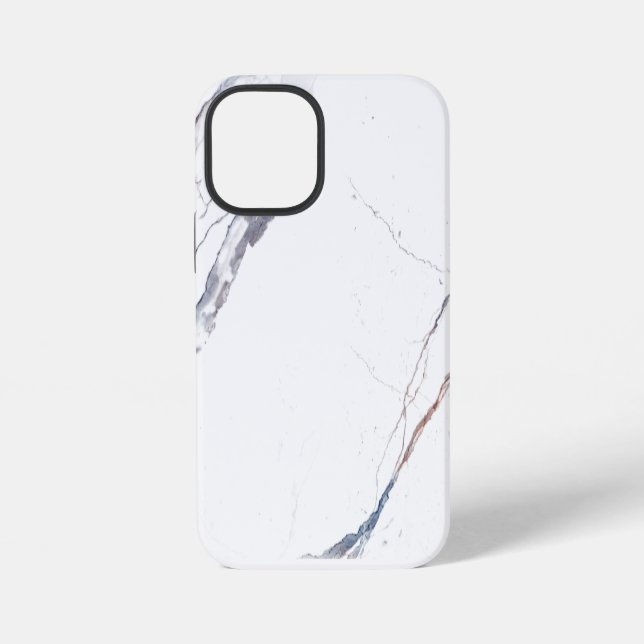 Natural White Marble iPhone Case (Back)