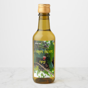 Natural Wine Grapes Mini Label