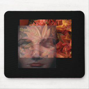 Natural Woman Meditating Mousepad