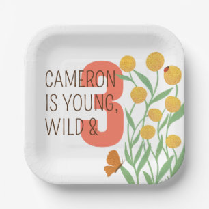 Natural Wonder Birthday Party Paper Plate