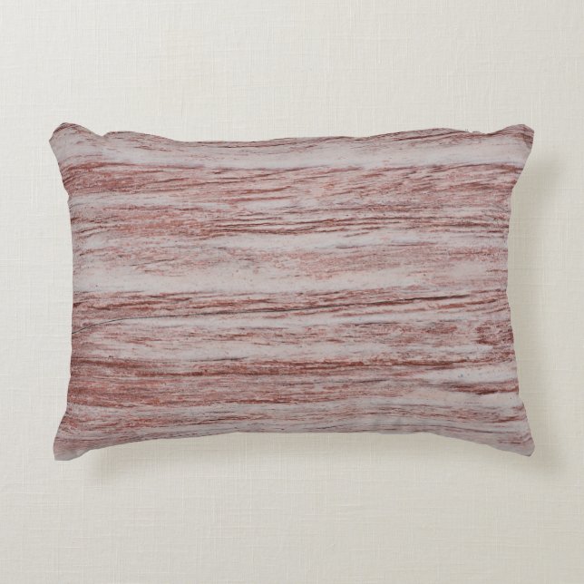 Natural wood texture pattern that is the backgroun accent pillow (Front)