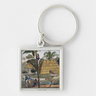 Naturalists question natives near Kupang, Timor, p Keychain
