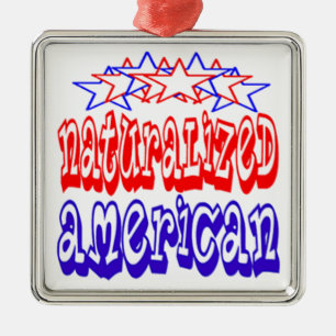 Naturalized American Metal Ornament
