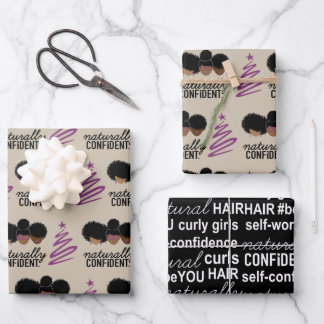 Naturally Confident Holiday wrapping paper SET