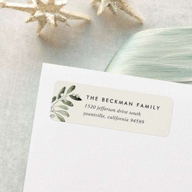 Naturally Joyful Botanical Return Address (Creator Uploaded)