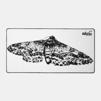 NaturCraze Black and White Moth Desk Mat
