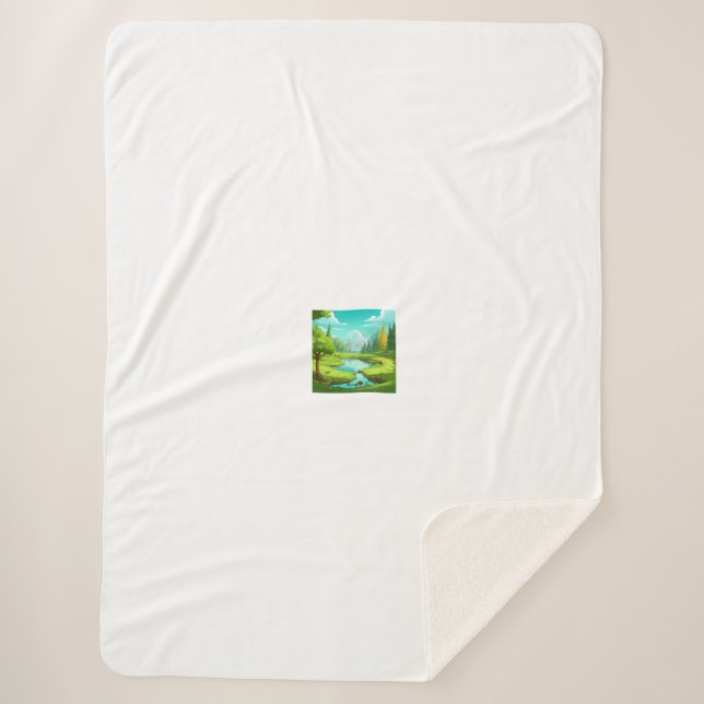 Nature 18. sherpa blanket (Front)