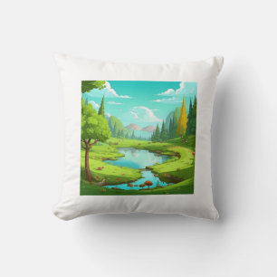 Nature 18. throw pillow