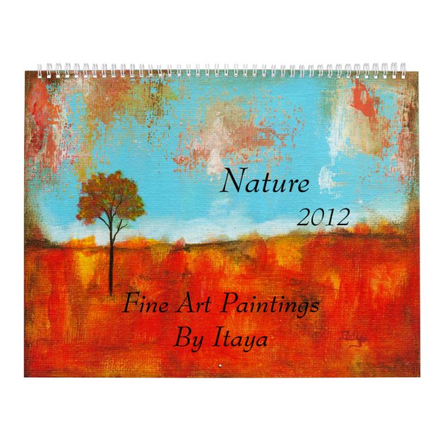 Nature 2012 Huge Calendar Fine Art Paintings (Cover)