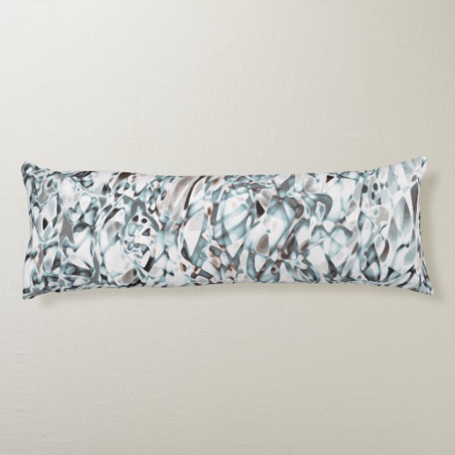 Nature Abstract Art  Throw Pillow (Back)