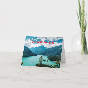 Nature ADD YOUR OWN TEXT Card