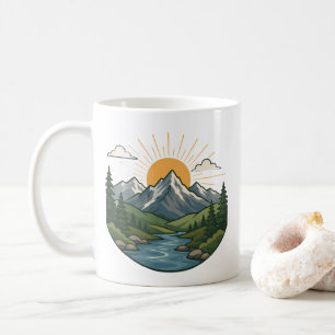 Nature Adventure Outdoor Design Coffee Mug