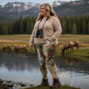 Nature Adventure Wilderness Explorer Mountain Leggings